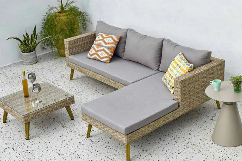 PE Rattan Koltuk ve Alüminyum Masalı Dış Mekan Koltuk Takımı 1