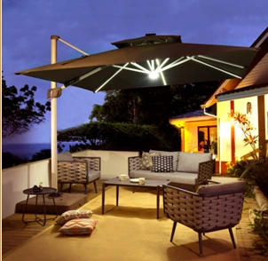 Umbrella ta 'barra stampata apposta b'Dawl ta' Strixxa LED LO-OU-05 1